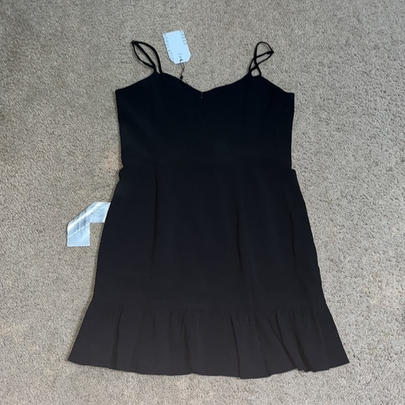 Dress the Population Mira Ruffle Hem Dress Black XL - Picture 6 of 11